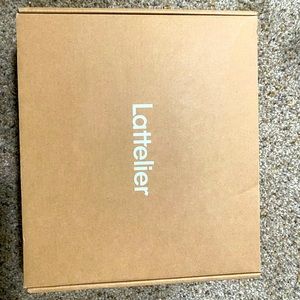 Never worn white Lattelier Leather Loafer with Chain.